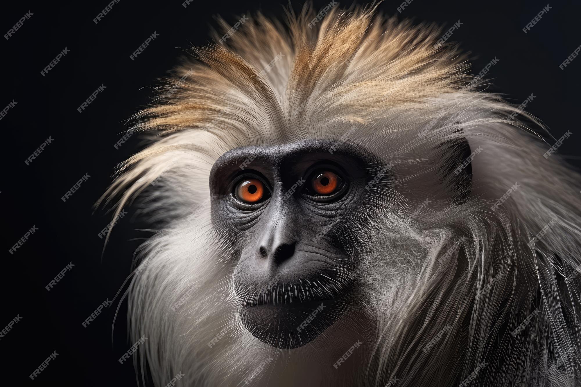 Retrato em macaco imagem de stock. Imagem de macaco - 171038437