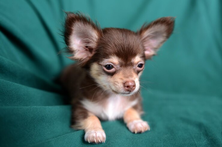 Foto retrato de um cachorrinho fofo