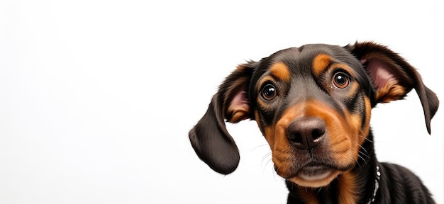 retrato de um cão dachshund