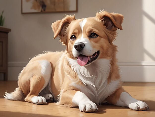 Retrato de um cão