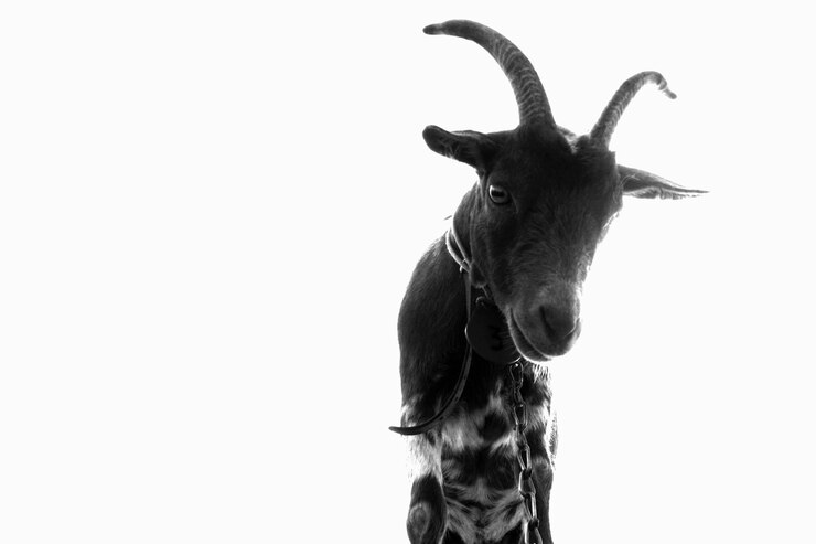 Foto retrato de um cavalo contra um fundo branco