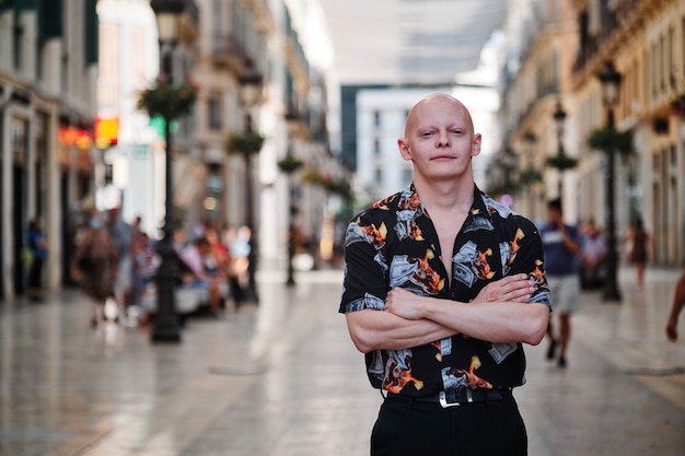 Retrato de um homem careca - conceito de empresário