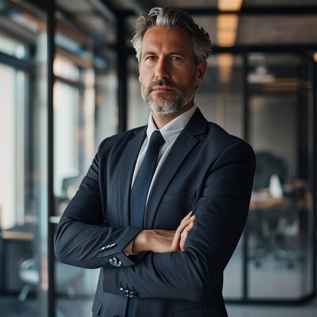 retrato de um homem de negócios