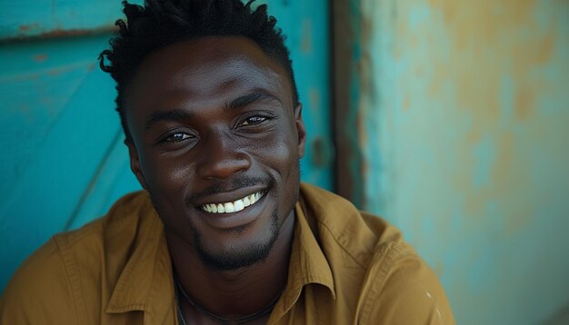 Retrato de um jovem afro-americano