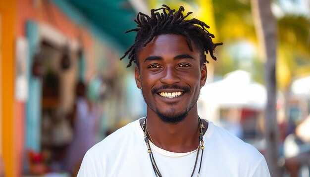 Retrato de um jovem afro-americano