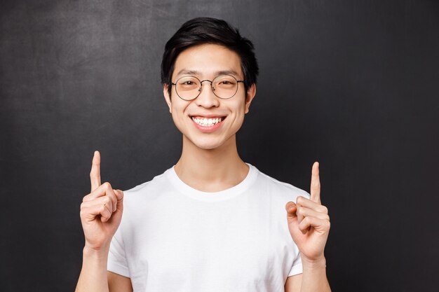 Retrato de um jovem asiático