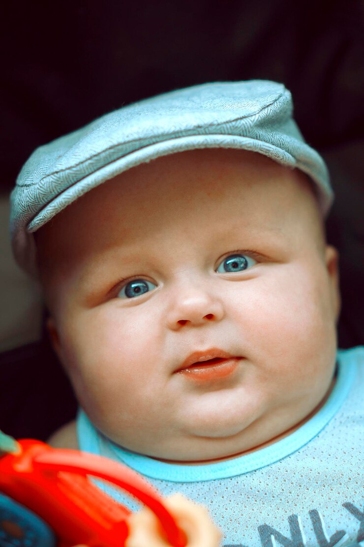 Foto retrato de um menino bonito
