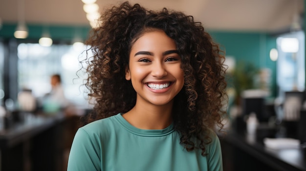 Retrato de um trabalhador médico sorridente