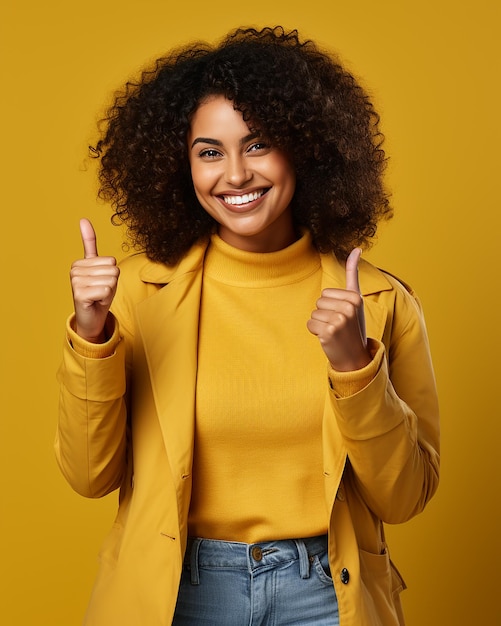 Retrato de uma jovem sorridente gerador por ai