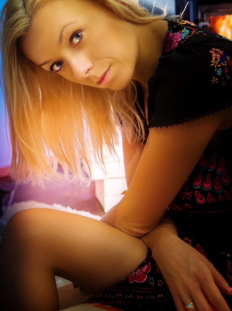 Foto retrato de uma jovem