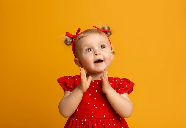 Retrato de uma menina bonita sorrindo