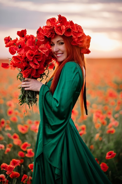 Retrato de uma mulher ruiva