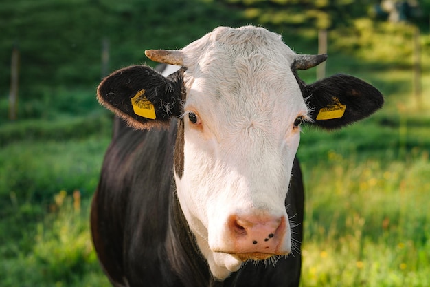Retrato de uma vaca