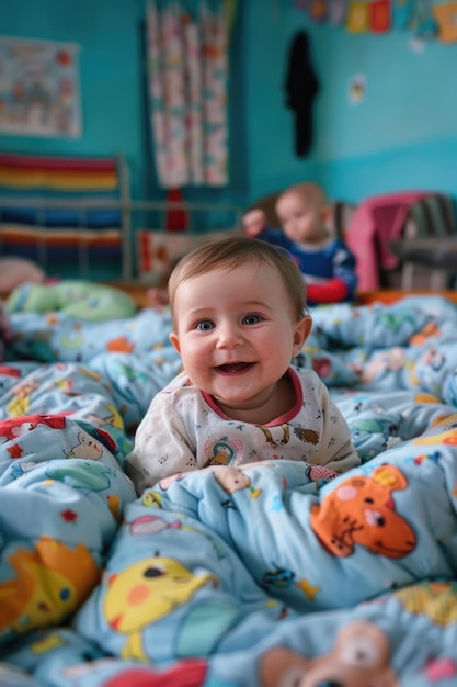 Foto retrato de uma vida orfa lutando e resiliência de uma criança sem pais navegando através de desafios com esperança e determinação em um mundo de incerteza