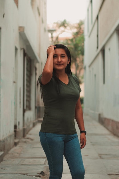 Retrato de una chica peruana