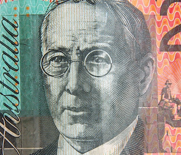 retrato del dinero australiano