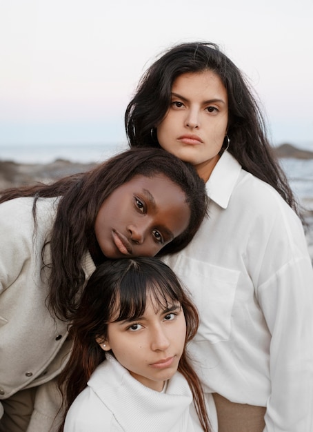 Foto retrato de la diversidad de los latinos