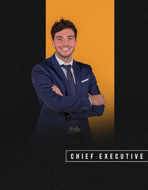 Retrato do executivo-chefe