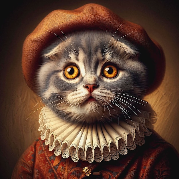 Retrato do mestre Cat