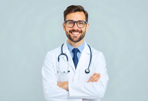 El retrato del doctor sonriente