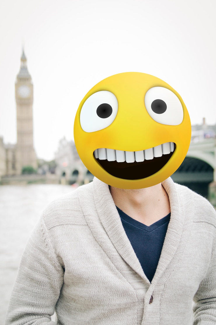 Foto retrato emoji