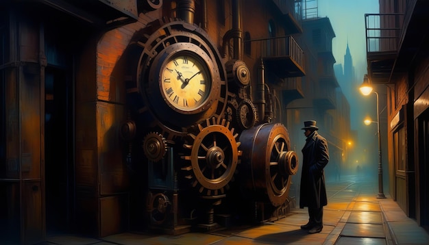 El retrato enigmático de la intriga steampunk