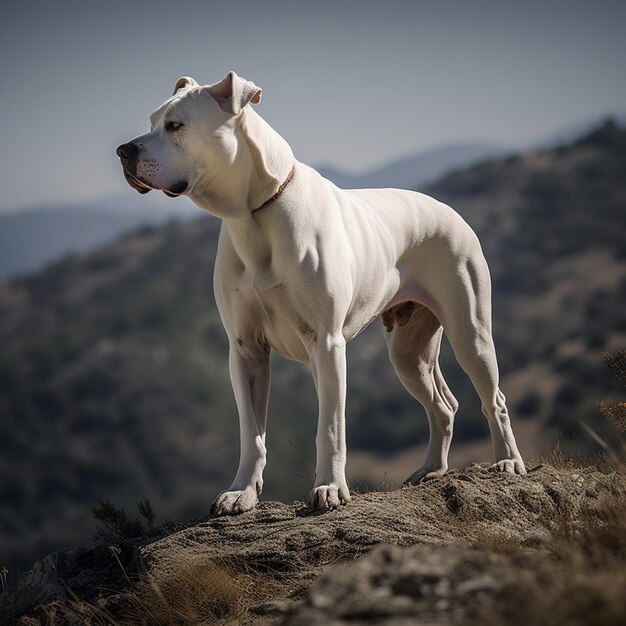 retrato épico de cão