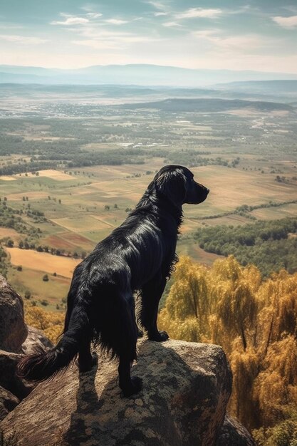 retrato épico de cão