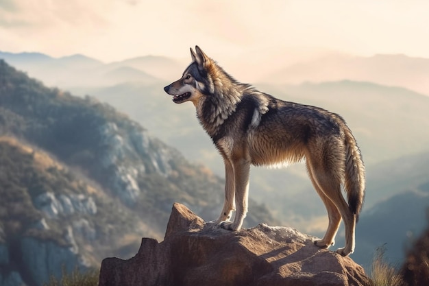 retrato épico de cão