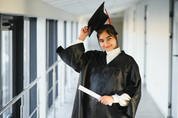 Retrato de estudiante de posgrado indio