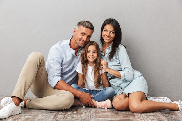 Retrato de una familia feliz