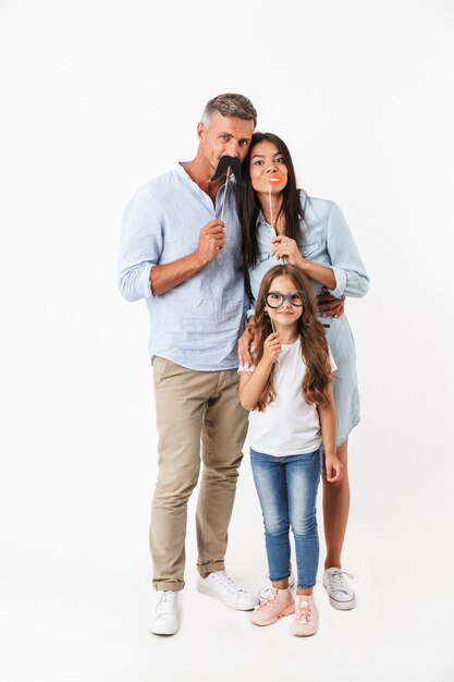 Retrato de una familia feliz