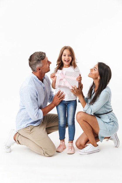 Retrato de una familia feliz