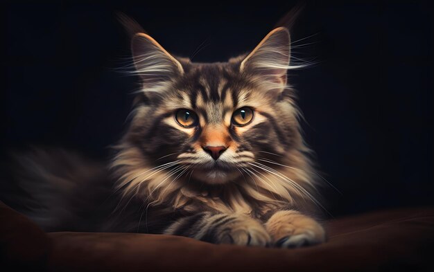 Retrato de un fondo de gato bebé adorbale