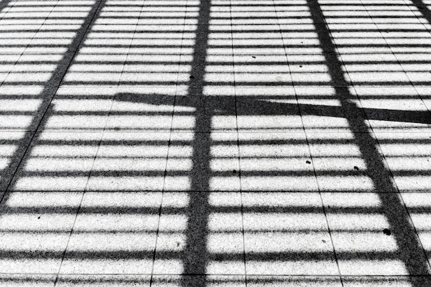 Retrato de fondo de sombras abstractas en el suelo