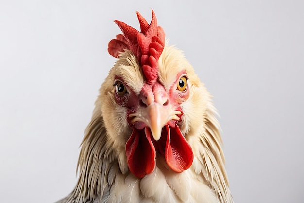 Foto retrato de un gallo