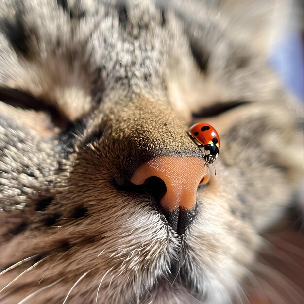 retrato de un gato de cerca