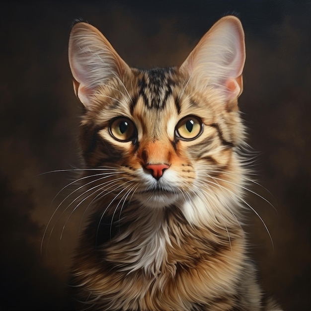 El retrato de un gato