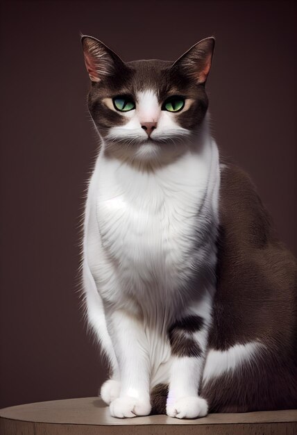 Retrato de un gato