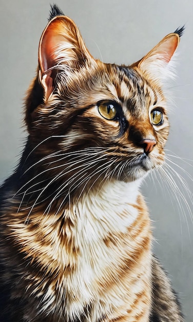 El retrato de un gato