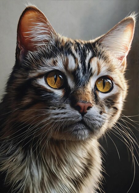 El retrato de un gato