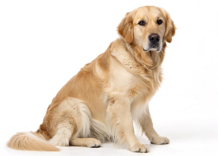 retrato de golden retriever