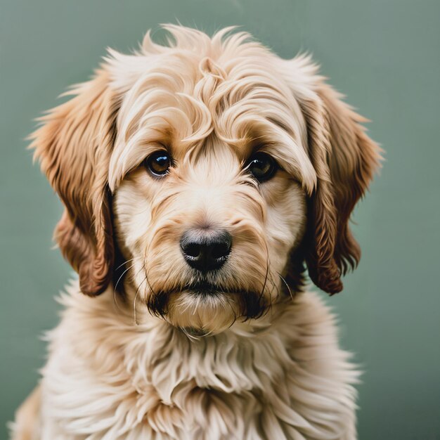 El retrato de Goldendoodle