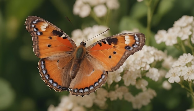 Retrato de una hermosa mariposa