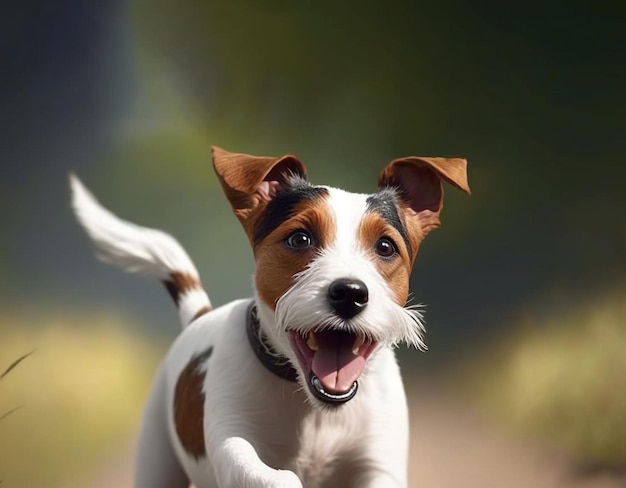 Retrato de hermosas razas de perros