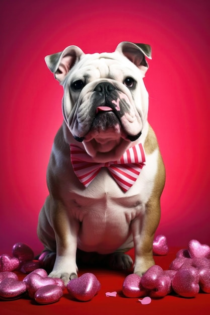 Retrato de hermoso Bulldog Inglés 21