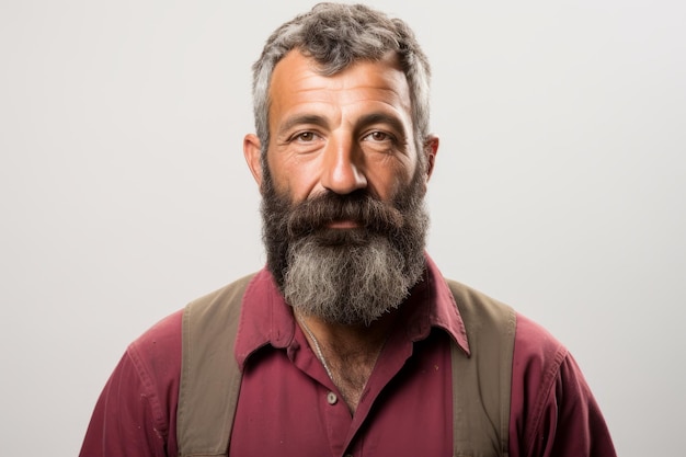 Retrato de un hombre con barba