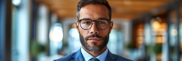 Foto retrato de un hombre guapo y seguro de sí mismo mejor candidato al trabajo