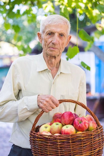 retrato, hombre mayor