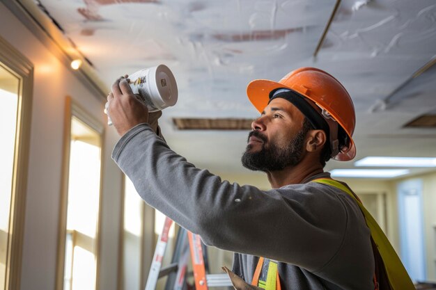 Foto un retrato de un hombre trabajador